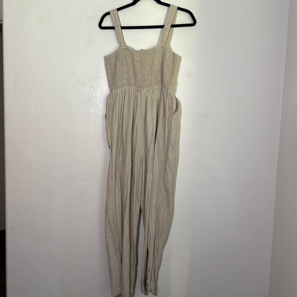 Old Navy Cream Strapless Dress - Picture 4 of 4